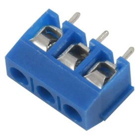 KF301 2 Pin/3 Pin Plug-In Screw Blue PCB Terminals Block Connectors 5.0mm Pitch