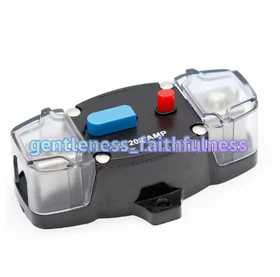 1PC 12-48VDC Car Truck Audio Resettable Fuse Circuit Breaker with Power Protect