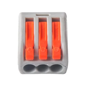 Reusable Spring Lever Terminal Block Electric Cable Wire Connectors 2/3/4/5 Way