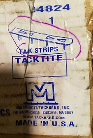 STRAIGHT RIGID Metal Tack Strips 36" Long (Made In U.S.A) 15-20-30-50-100 pieces