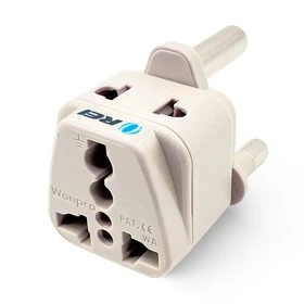 OREI USA to South Africa, Botswana (Type M) Travel Adapter - 2 in 1 - Beige