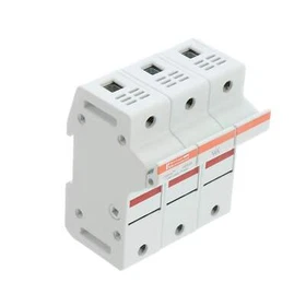 US3J3I - Mersen 30 Amp 600 Volt 3-Pole Class J UltraSafe Fuse Holder with Indica