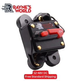 20A-300A Amp Waterproof Circuit Breaker Auto/Marine/Solar 12-48V DC Manual Reset