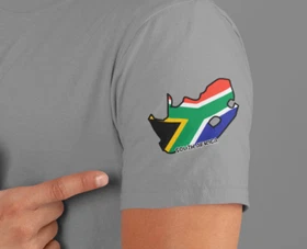 South Africa Flag Map Iron On Heat Transfer Vinyl HTV
