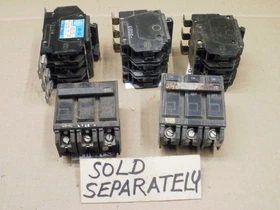General Electric, 3 Pole Circuit Breakers, 15, 20, 30, 60 & 100Amp