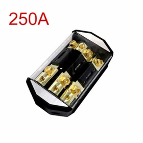 Car Audio Amplifier 1 In 3 Ways Out Power Distributor Block Fuse Holder Fusebox