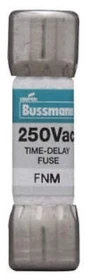 FNM-6/10 - Eaton Bussmann 6/10 Amp 250V Time Delay Midget Fuse Dual Element