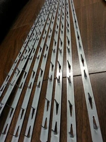 STRAIGHT RIGID Metal Tack Strips 30" Long (Made In U.S.A) 15-20-30-50-100 pieces