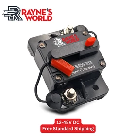 30A-300A Amp Waterproof Circuit Breaker Auto/Marine/Solar 12-48V DC Manual Reset