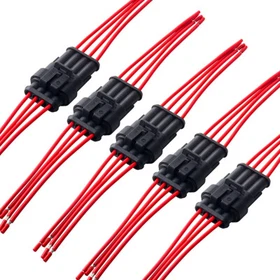 Waterproof Male/Female 2/3/4/5/6-Pin Way Seal Car Electrical Wire Connector Plug