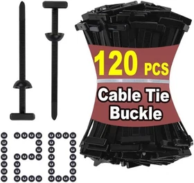 Cable Tie Buckle  Nylon Universal Zip Lock pro Cable Ties for Heavy Duty,Self-Lo