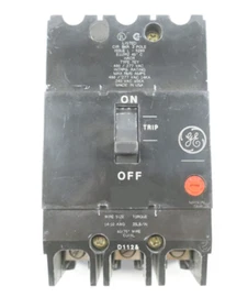 TEY380 - General Electric 80 Amp 3 Pole 277/480V Thermal Magnetic Molded Case Ci