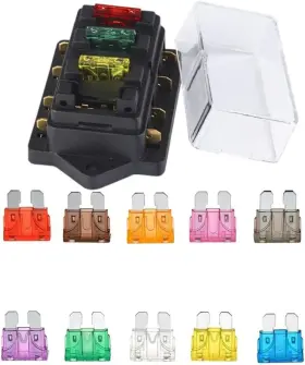 BH-4P 76640-FBA-US-9 Standard Blade Fuse Holder Box Board Car