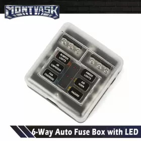 MMO07231151 MARINE Car Waterproof Fuse Box Block Holder Led
