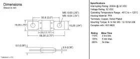 605941832330 A.A Marine Delay Fuse Down Amp Bolt