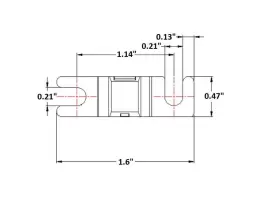 605941833412 A.A Mini Anl Marine Audio Video Fus Amp Fuse #3
