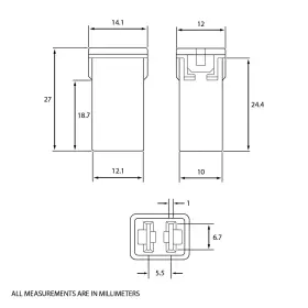 810132341458 A.A Standard Tall Fuse Suvs Amp #3