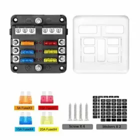 768492943563 AIXIPARTS Fuse Block Waterproof Box Led Warning