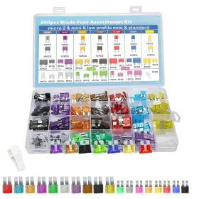 FS-300 AMLIBER Car Fuses Micro Mini Standard Kit