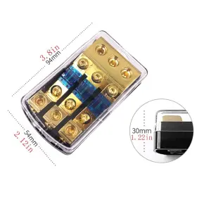 791751098971 ANCHI Mini Anl Fuse Holder Hifi Auto Block Su #2