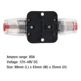 611714978587 ANJOSHI Fuse Holders Inline Circuit Breaker #3