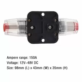 663751685379 ANJOSHI Circuit Breaker Inline Fuse Holders Car #2
