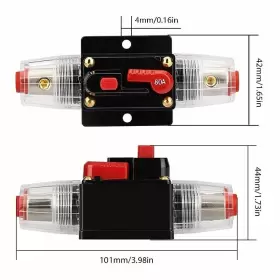 761344548466 ANJOSHI Fuse Holder Circuit Breaker Manual Wate #3