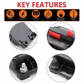 761344548497 ANJOSHI Breaker Manual Car Rv Atv Marine Amp #3