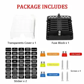 734914268347 APEIXOTO Fuse Box Negative Bus Waterproof Panel #2