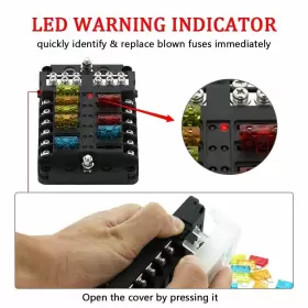 734914268347 APEIXOTO Fuse Box Negative Bus Waterproof Panel #3