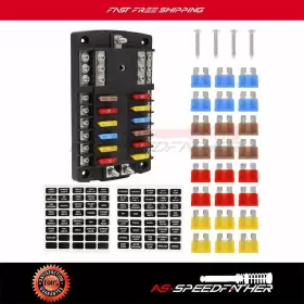 AS16711201AS AS SPEEDFATHER Fuse Box Block Holder Blade Kit