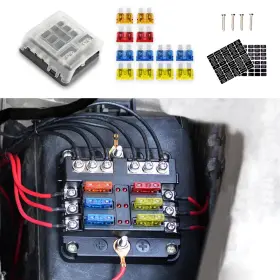 QP6098 ASUBHA Marine Fuse Blockwaterproof Block Led Indicator