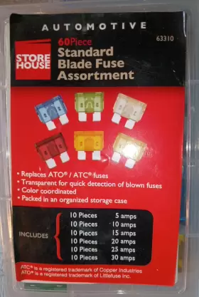 63310 ATC House Standard Blade Fuse Ato Box