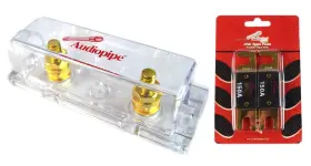 634304381253 AUDIOPIPE Anl Fuse Holder Block Amp Blade