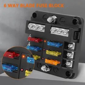 AUP16710601CP AUP Blade Fuse Box Block Holder Negative Atc
