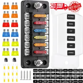 AU-122 AUTIDEFY Fuse Block Blade Box Negative Bus Atc Ato