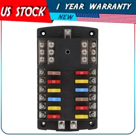 ADP16711201S AUTODAYPLUS Waterproof Fuse Block Holder Box Led