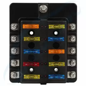 AUP16711101PPS AUTODAYPLUS Blade Fuse Box Block Holder Led #3