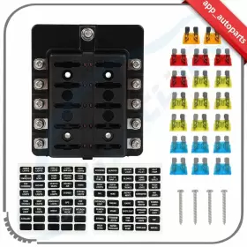 AUP16711101PPS AUTODAYPLUS Blade Fuse Box Block Holder Led