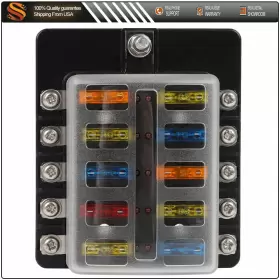 AUT1671110US AUTODEALSPARTS Atc Ato Blade Fuse Box Block Car