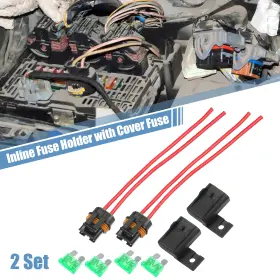 718844953801 AUTOMALL TECH Set Car Inline Fuse Holder Blade