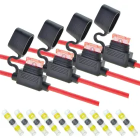 788362903725 AWILZZOE Gauge Fuse Holder Awg Heat Shrink Seal