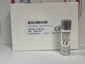 RT18-63 BAOMAIN Fuse Link Cylindrical Ceramic Tube