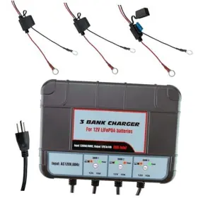 TE4-0287 BATTERYJACK Lithium Bay Smart Charger Tender Car