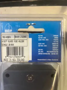 702-HDBFH BEP Blade Fuse Holder Single Box #3