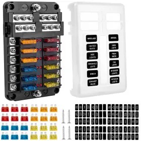 BFB-12WAY BETYBEDY Fuse Block Marine Box Led Indicator