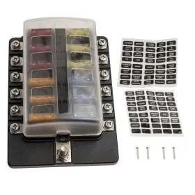 9YI2FQ BFO Blade Fuse Box Holder Power Block Light Indicator