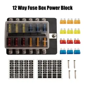 QWFP0G BFO Blade Fuse Box Block Holder Led Car Boat Power #2