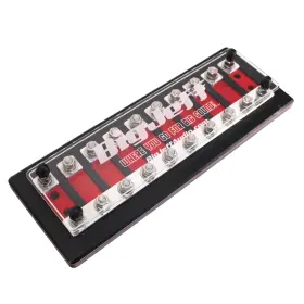 F10-RD BIG JEFF AUDIO Spot Anl Fuse Block Acrylic Cover