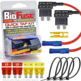 BF110027 BIOFUSE Awg Standard Ato Tap Circuit Car Fuse Kit